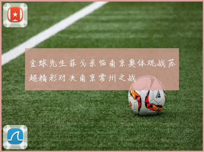 金球先生菲戈亲临南京奥体观战苏超精彩对决南京常州之战